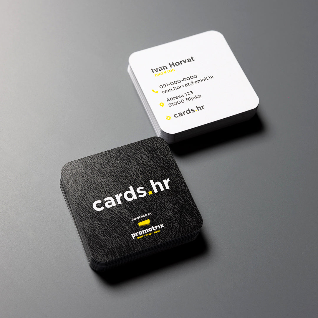 Square Vizitka s "kožnom" laminacijom (paket od 150 komada)